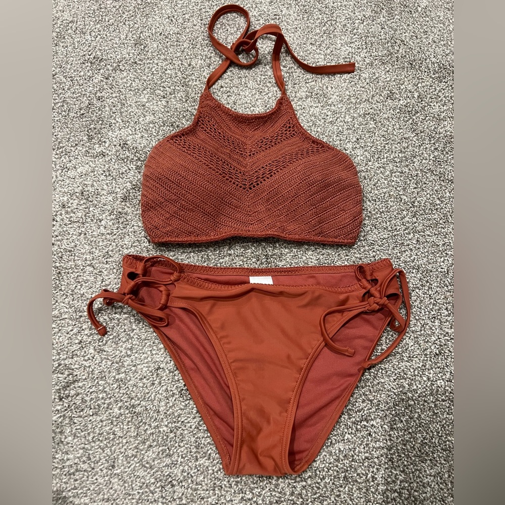 Xhilaration Boho crochet bikini set
